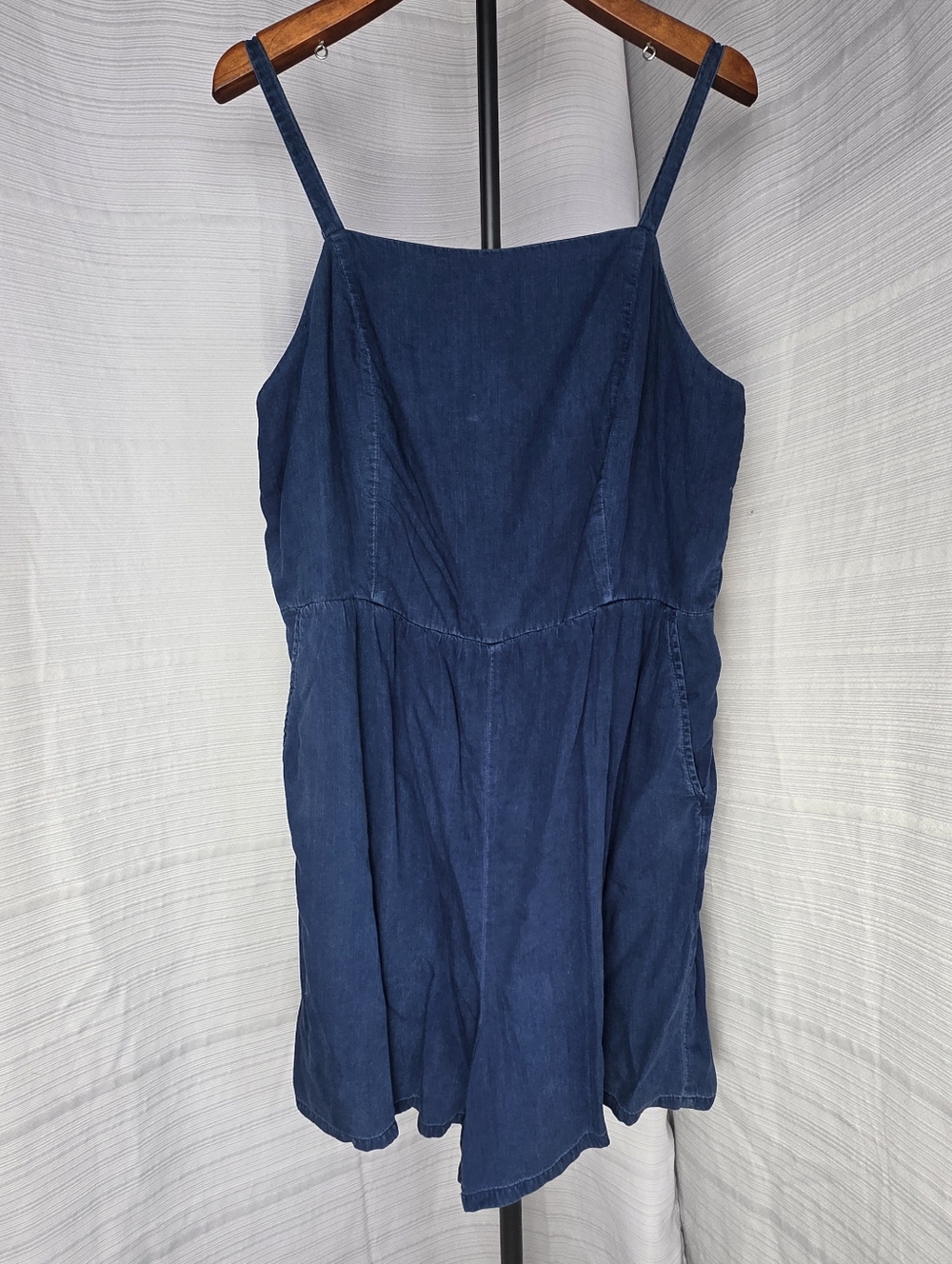 Demin Romper Shorts Size XL Spagetti Straps Coquette Girl Summer 90s Festival